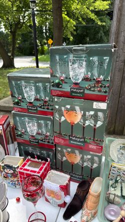 Pfatzgraff Christmas glasses