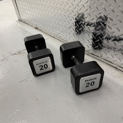 Reebok 20 lb Weights Dumbbell Set