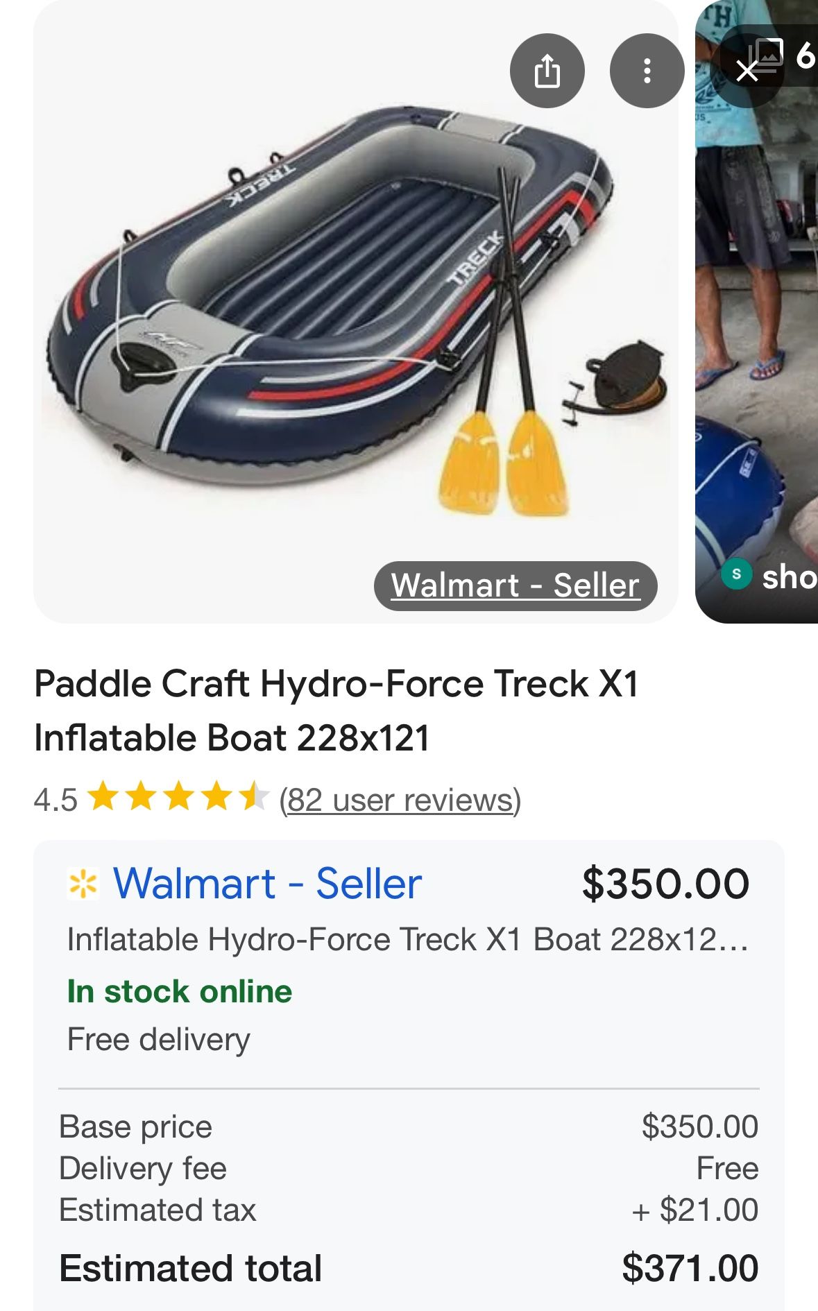 Inflable Boat 228x121