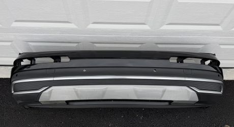 BLACK AUDI Q7 2020 2021 2022 2023 2024 REAR BUMPER