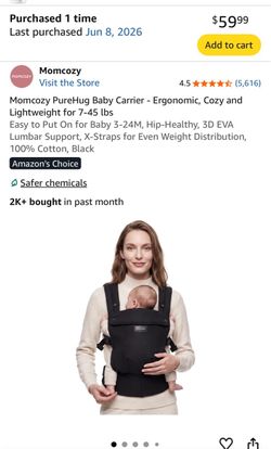 Momcozy PureHug Baby Carrier