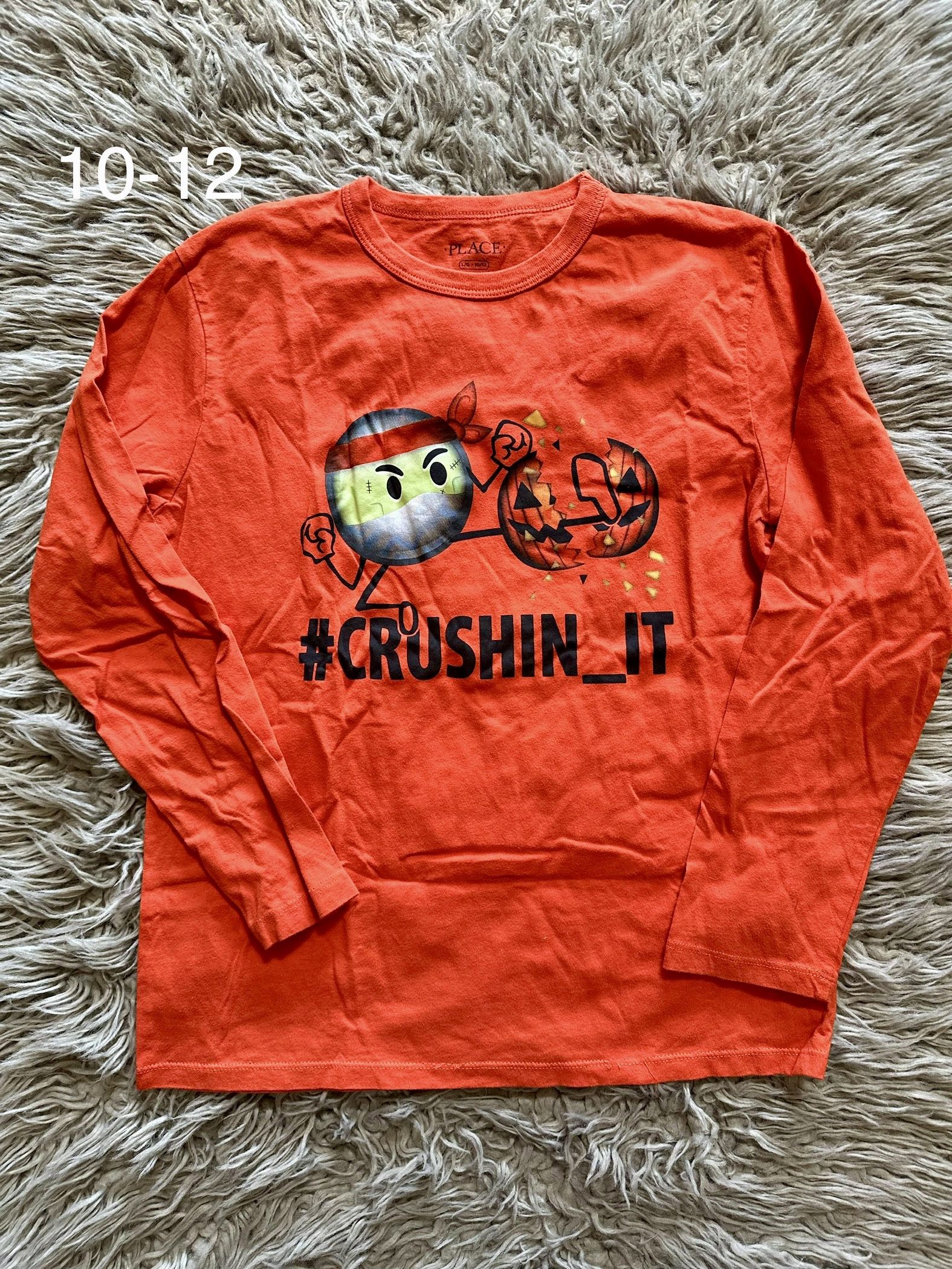Boys Halloween Shirt 10-12