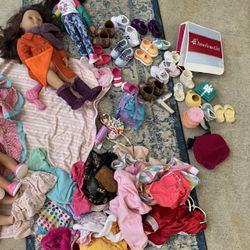 Large Lot Of Dolls, Clothing And Accessories 