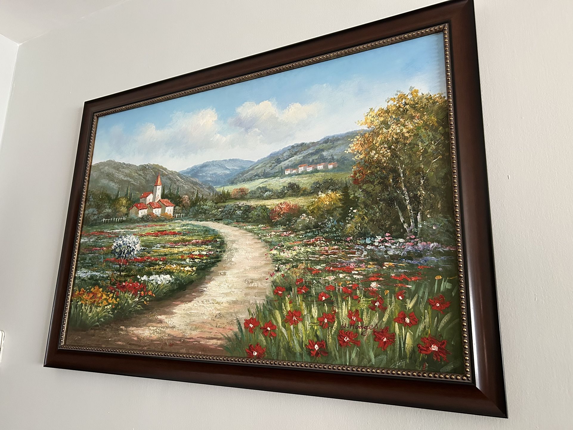 Framed Landscape Painting