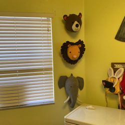 Decorative Hanging Animal Heads