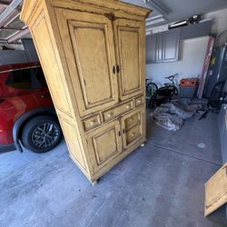 Large wooden armoire 