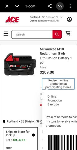Milwaukie rapid charger and m18 xc 5.0ah  red lithium battery kit