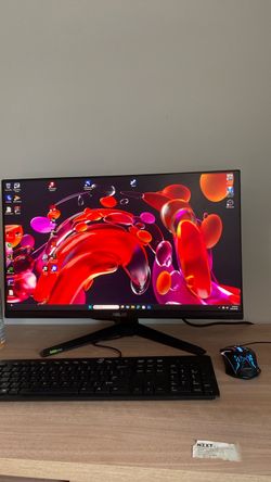 Custom built pc setup computer