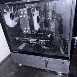 Custom pc build With Rgb Lights 