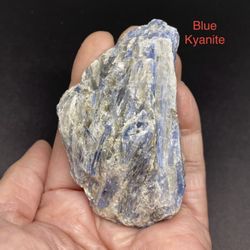 Blue Kyanite with Mica Rough Stone from Brazil 115g