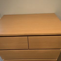 Oak Veneer Dresser 