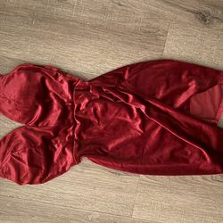 Velvet Red Hoco dress (Small)