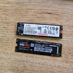 4TB Gen4 NVME SSDs (990 pro, S70 Blade)