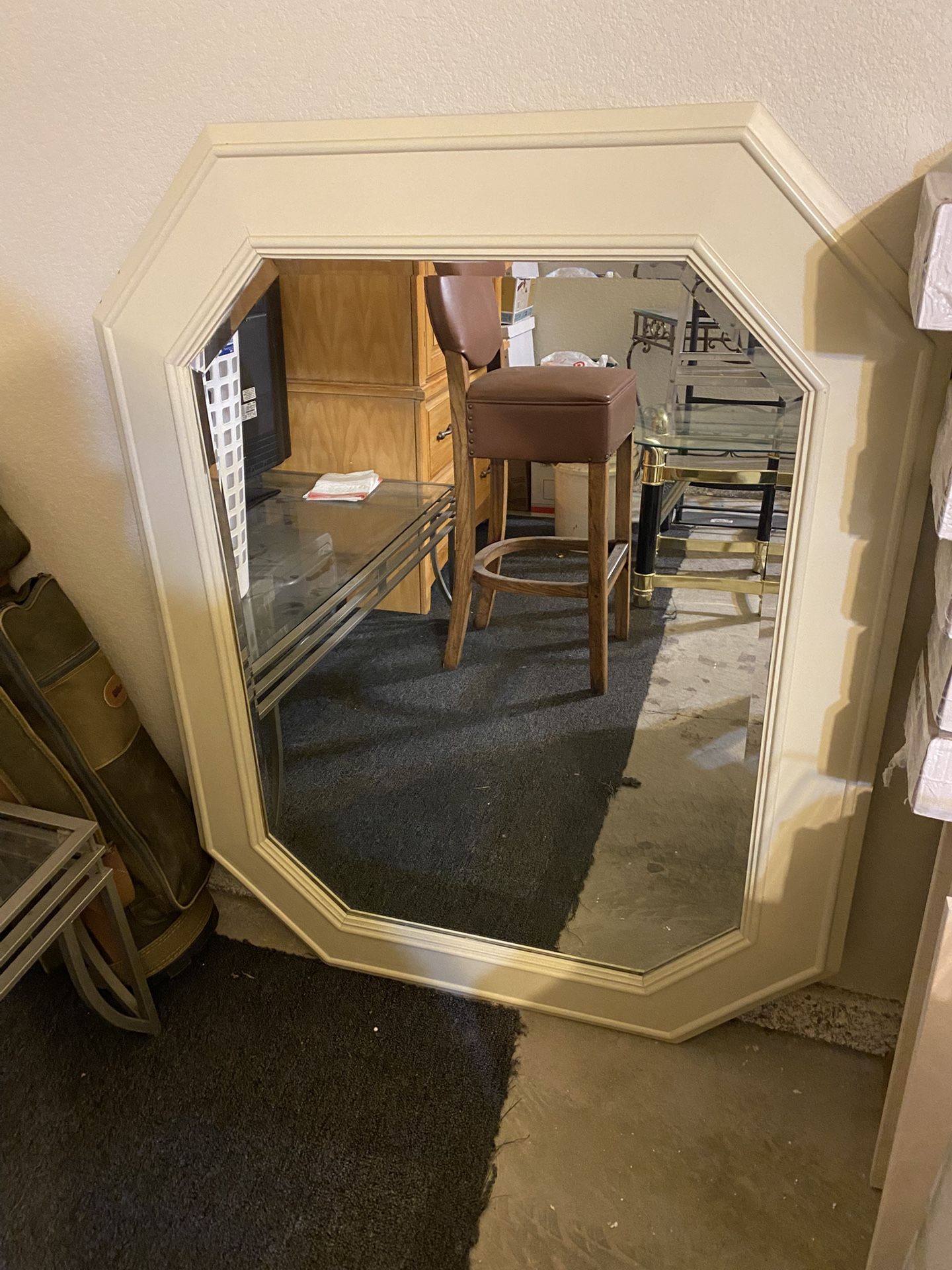 48” x 38” Wall Mirror Ready To Hang ( Trop & Decatur 
