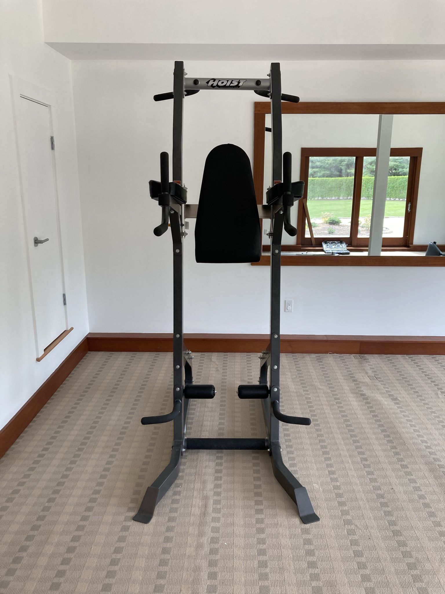 Hoist Fitness Heavy Duty Pull Up Dip Leg Raise Push-up Station