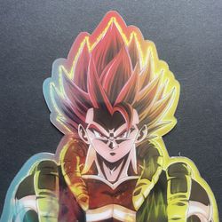 Fusion of Goku and Vegeta 3D sticker