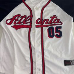 Atlanta Baseball Jersey Large 