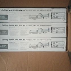 Ceiling Brace And Box Kit