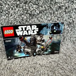LEGO Star Wars 75183 Darth Vader Transformation Instruction Manual Booklet ONLY