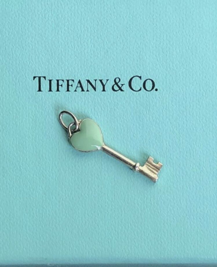 Tiffany & Co. Blue Heart Key Pendant