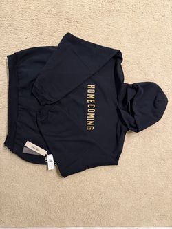 Essentials Homecoming Hoodie Navy Heavyweight – Clearance Sale Must Go