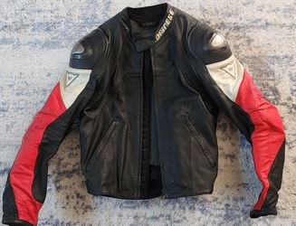 Dainese leather motorcycle jacket