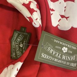 red denim tears hoodie 1:1
