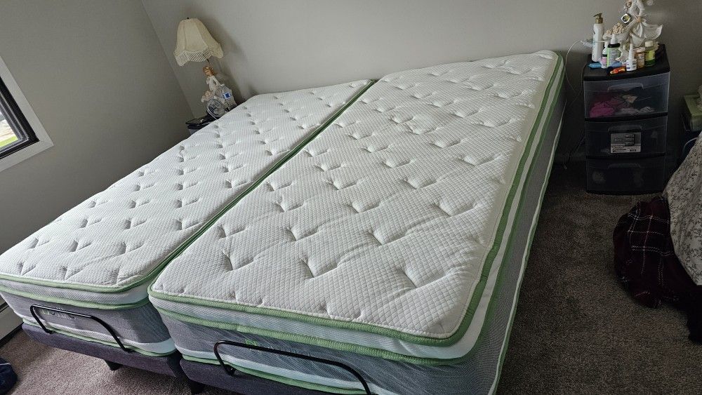 Novilla 2 xl twin hybrid mattresses 14 inches. New