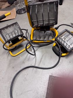 3 halogen handheld portable work light