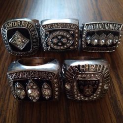 Oakland Raiders Champion Ship Ring Aet