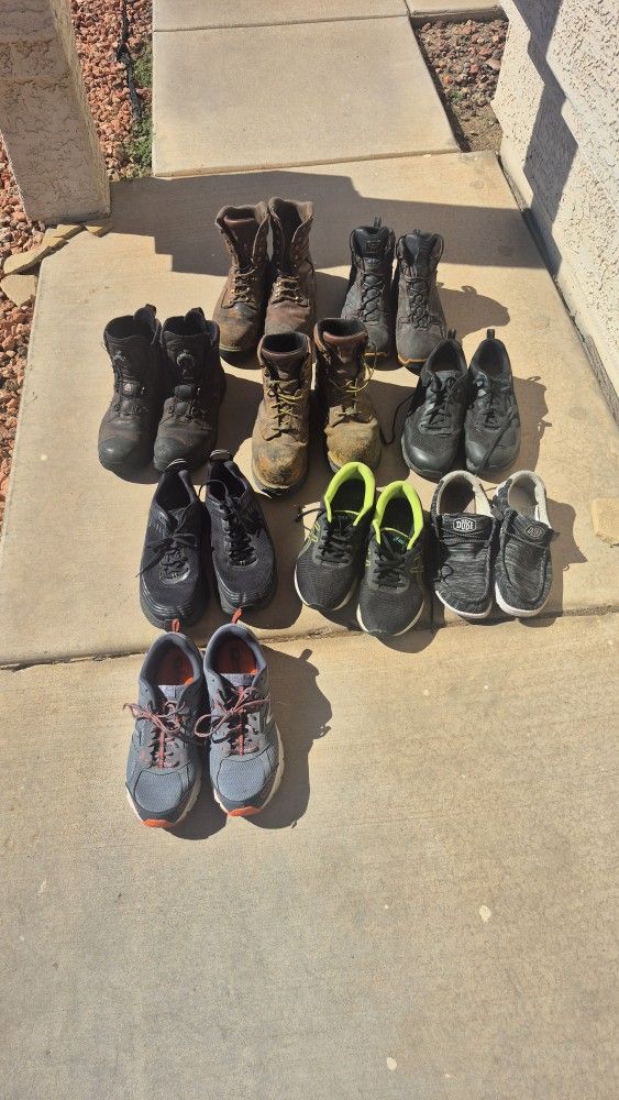 Steel Toe Boots Shoes Size 13