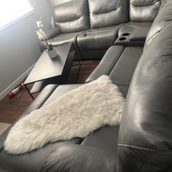 large grey living room