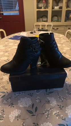 strapped ankle booties