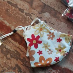 45 cotton fabric stylish face mask adjustable straps washable reusable