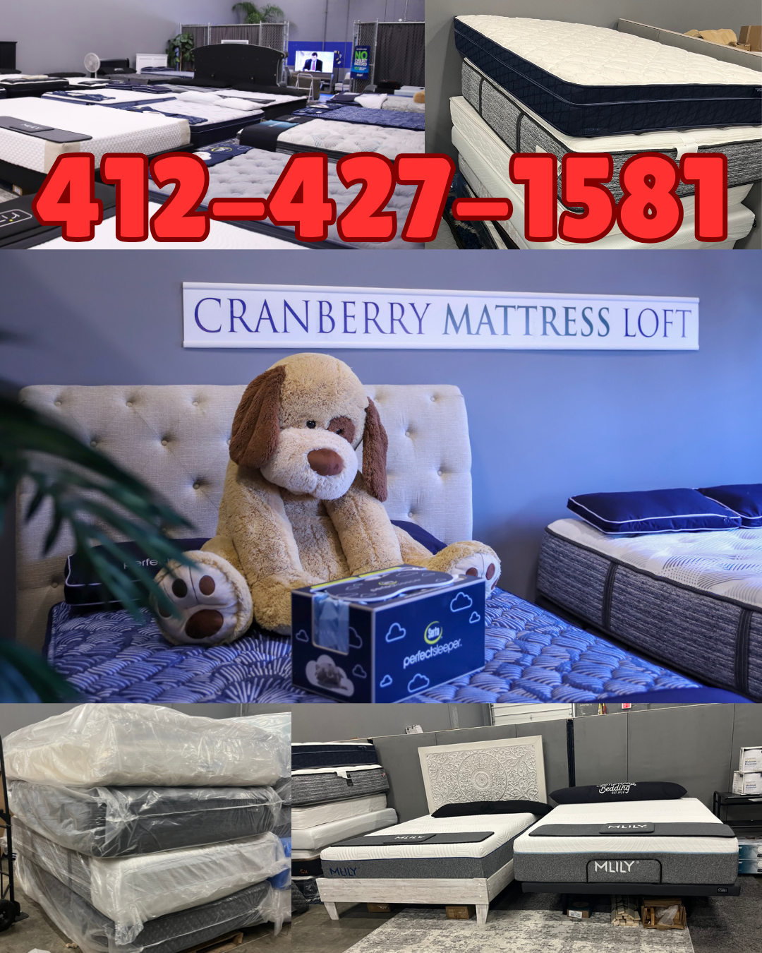 🔥 Floor Model Clearance – Cranberry Mattress Loft 🔥