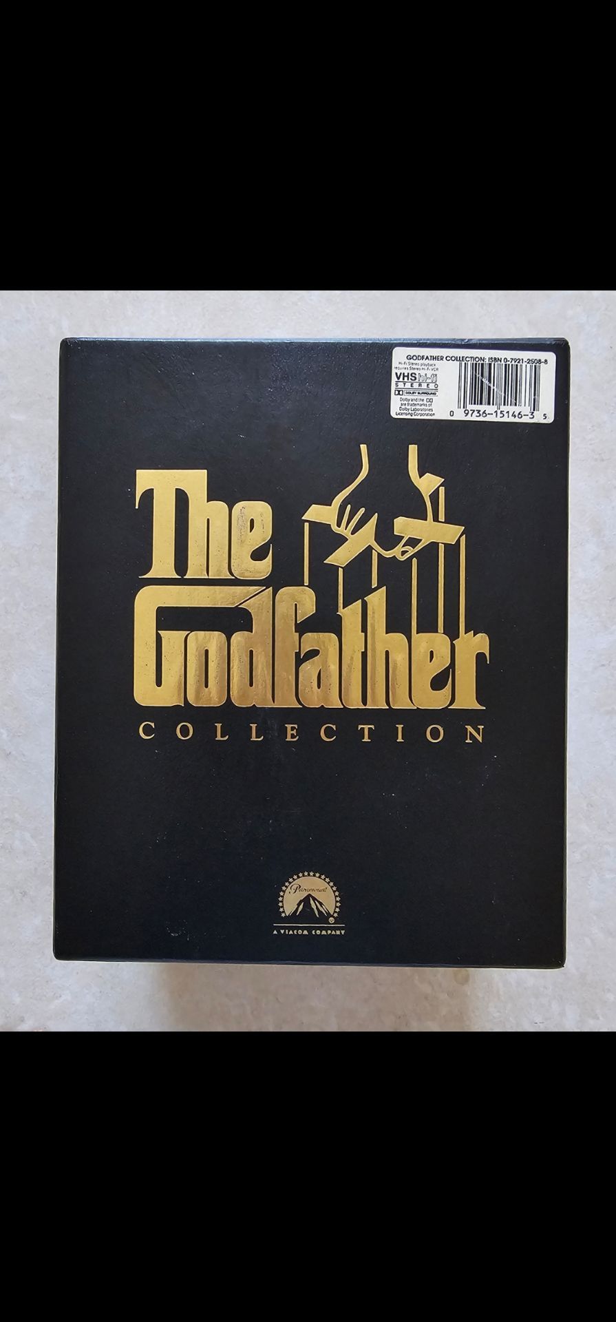 The Godfather Collection Trilogy VHS 6Tapes Part 1,2,3 1997 Vintage