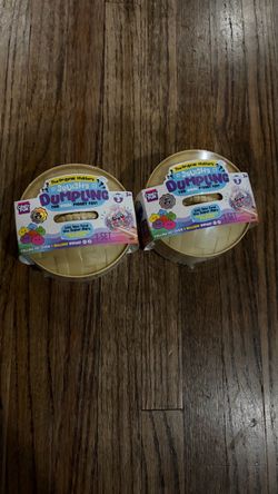 New in box Two limited edition Dumpling squishy packs