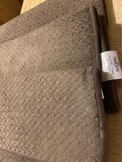 X3 brown bath rugs