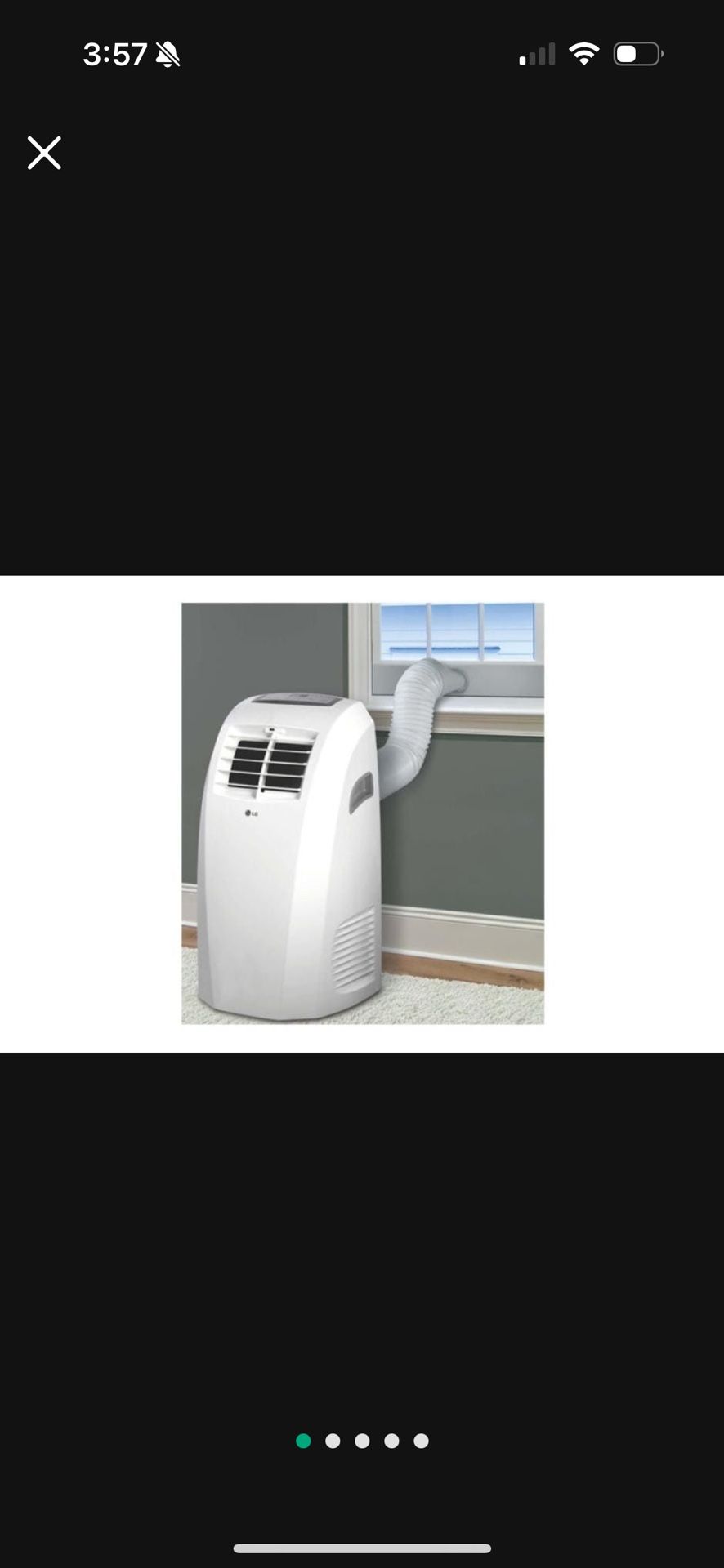 LG Portable AC Unit With Remote