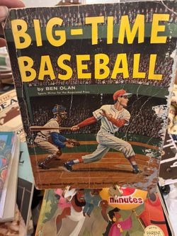 Vintage Big-Time Baseball - 1965 book by Ben Olan