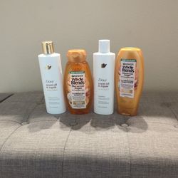 Shampoo Dove And Garnier