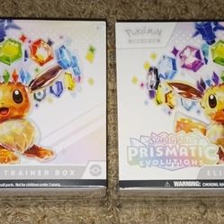 Pokémon prismatic evolutions elite trainer box ETB