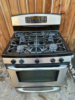 GE Profile Stainless Steel Gas Range