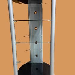 Corner TV Stand / Entertainment Shelf