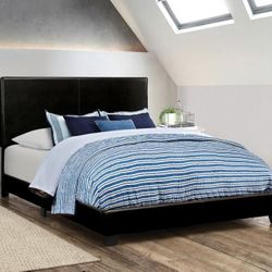 Queen Size Bed Headboard Frame Mattress And Box Spring All Included Brand New Furniture Yes We Deliver 