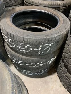 225/55/18 used tires 40$ and up