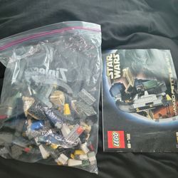 Lego Star Wars jango fetts slave 1 7153 100% complete with manual