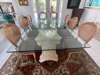 Beautiful Dining Set. Ten chairs.