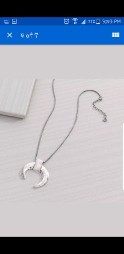 SILPADA "Crescent" Sterling Silver Necklace
