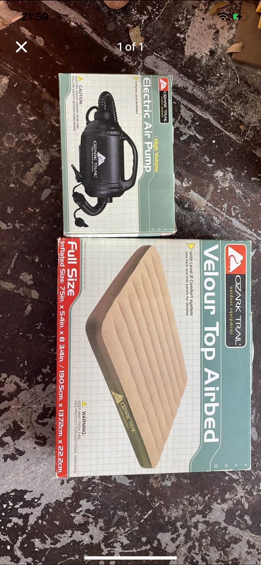 Air Mattress And Pump